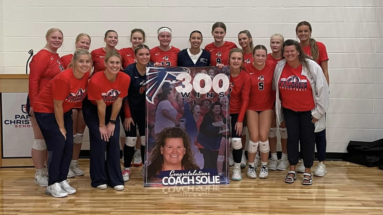 Congrats Coach Kerri Solie on her 300th win!