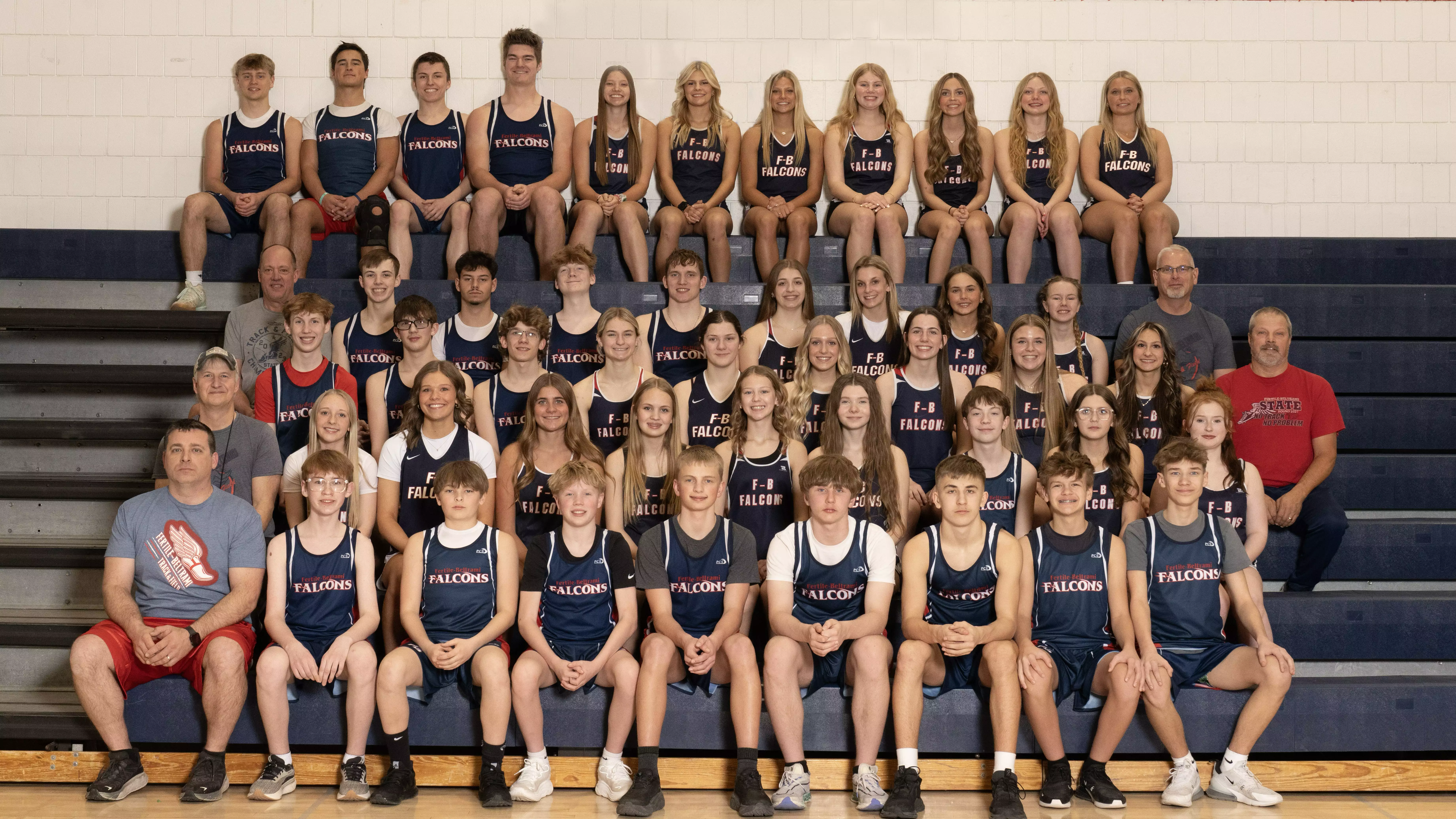 Fertile-Beltrami track team photo